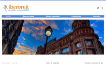 Tablet Screenshot of iberoreit.com